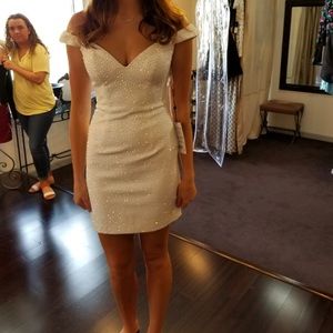 Sherri hill white dress